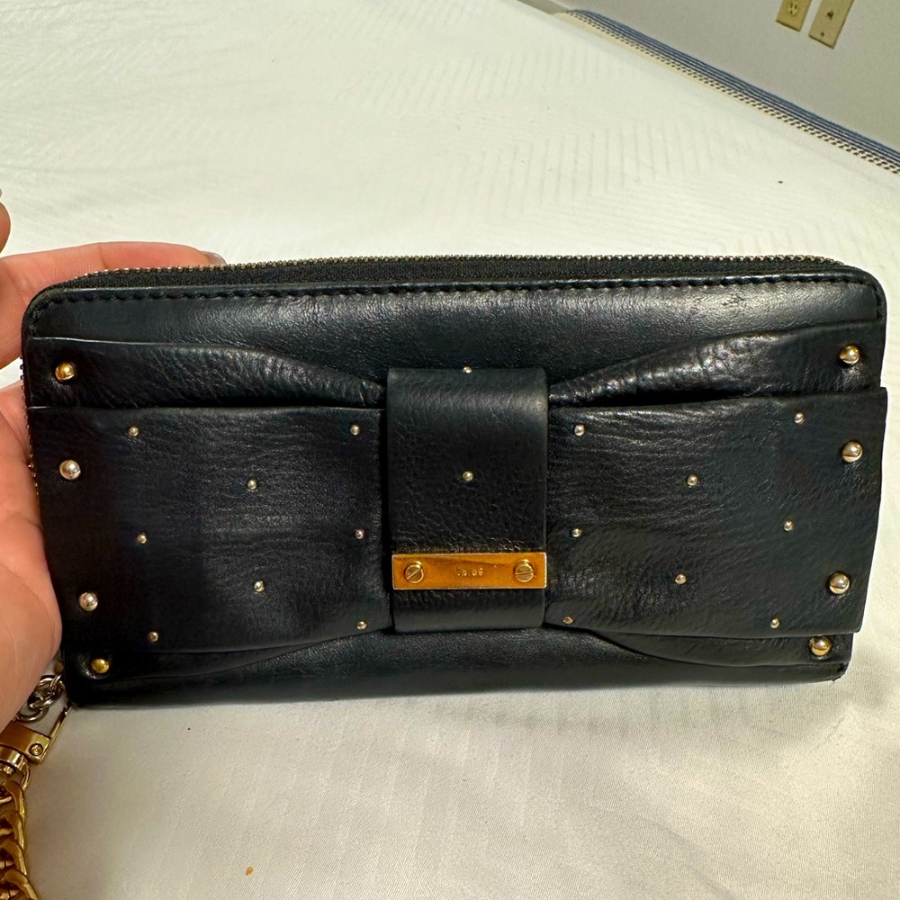 Chloe black leather clutch/Wallet! ✨👜